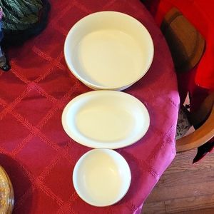 3 Lenex gold trim plates